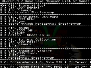 Dezaemon 2 Save Game Manager by Madroms - デザエモン2 セーブゲームマネージャ - Madroms - Screenshot #13 Sega Saturn Dezaemon2 - Dezaemon 2 Save Game Manager by Madroms - デザエモン2 セーブゲームマネージャ - Madroms - Screenshot #13
