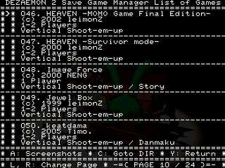 Dezaemon 2 Save Game Manager by Madroms - デザエモン2 セーブゲームマネージャ - Madroms - Screenshot #20 Sega Saturn Dezaemon2 - Dezaemon 2 Save Game Manager by Madroms - デザエモン2 セーブゲームマネージャ - Madroms - Screenshot #20