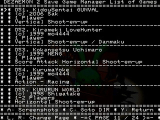 Sega Saturn Dezaemon2 - Dezaemon 2 Save Game Manager by Madroms - デザエモン２ セーブゲームマネージャ - Madroms - Screenshot #21
