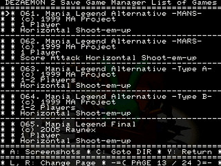 Dezaemon 2 Save Game Manager by Madroms - デザエモン2 セーブゲームマネージャ - Madroms - Screenshot #23 Sega Saturn Dezaemon2 - Dezaemon 2 Save Game Manager by Madroms - デザエモン2 セーブゲームマネージャ - Madroms - Screenshot #23
