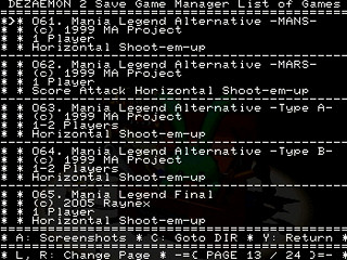 Sega Saturn Dezaemon2 - Dezaemon 2 Save Game Manager by Madroms - デザエモン２ セーブゲームマネージャ - Madroms - Screenshot #23