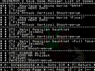 Dezaemon 2 Save Game Manager by Madroms - デザエモン2 セーブゲームマネージャ - Madroms - Screenshot #25 Sega Saturn Dezaemon2 - Dezaemon 2 Save Game Manager by Madroms - デザエモン2 セーブゲームマネージャ - Madroms - Screenshot #25