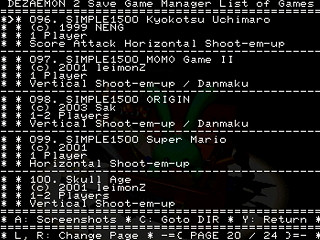 Sega Saturn Dezaemon2 - Dezaemon 2 Save Game Manager by Madroms - デザエモン２ セーブゲームマネージャ - Madroms - Screenshot #30