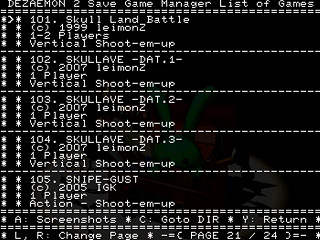 Dezaemon 2 Save Game Manager by Madroms - デザエモン2 セーブゲームマネージャ - Madroms - Screenshot #31 Sega Saturn Dezaemon2 - Dezaemon 2 Save Game Manager by Madroms - デザエモン2 セーブゲームマネージャ - Madroms - Screenshot #31