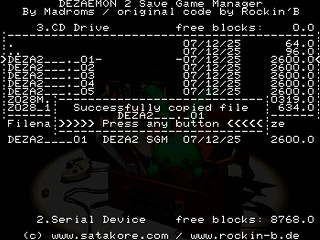 Dezaemon 2 Save Game Manager by Madroms - デザエモン2 セーブゲームマネージャ - Madroms - Screenshot #38 Sega Saturn Dezaemon2 - Dezaemon 2 Save Game Manager by Madroms - デザエモン2 セーブゲームマネージャ - Madroms - Screenshot #38