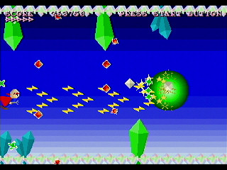 Sega Saturn Dezaemon2 - TREASURE Crystal Island by Shinichi Mochizuki - クリスタルアイランド - もちづきしんいち - Screenshot #8