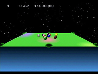 Sega Saturn Game Basic - 9 Ball Update by Yukun Software / Kuribayashi - Screenshot #1
