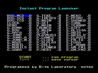 Sega Saturn Game Basic - Instant Program Launcher for Tech Saturn by Bits Laboratory - Screenshot #1