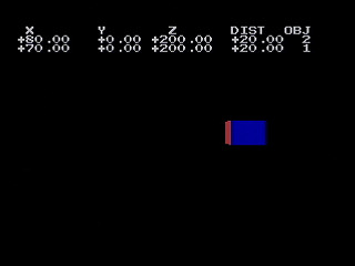 Sega Saturn Game Basic - Collision Test by Bits Laboratory - Screenshot #2