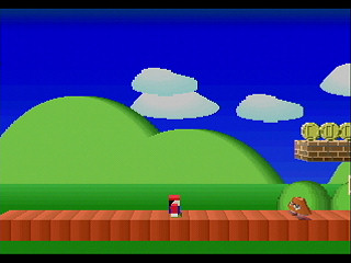 Sega Saturn Game Basic - Virtua Mario / Super Mario by Yukun Software - Screenshot #1