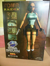 Sega Saturn Auction - Sega Saturn Tomb Raider Standee