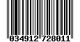 Sega Saturn Database - Barcode (UPC): 034912728011