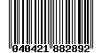 Sega Saturn Database - Barcode (UPC): 040421882892