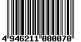 Sega Saturn Database - Barcode (EAN): 4946211000070