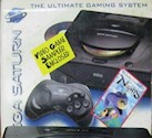 Sega Saturn Console - Sega Saturn - Video Game Sampler Enclosed (Sticker) - Nights into Dreams... (Sticker) USA [MK-80008]