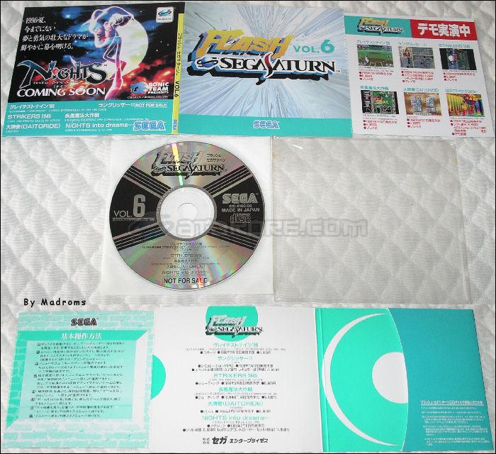 Flash Sega Saturn Vol. 6 JPN [610-6166-06] - フラッシュ・セガサターン　Ｖｏｌ．６