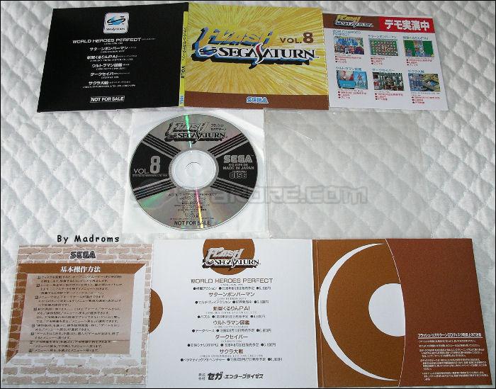 Flash Sega Saturn Vol. 8 JPN [610-6166-08] - フラッシュ・セガサターン　Ｖｏｌ．８