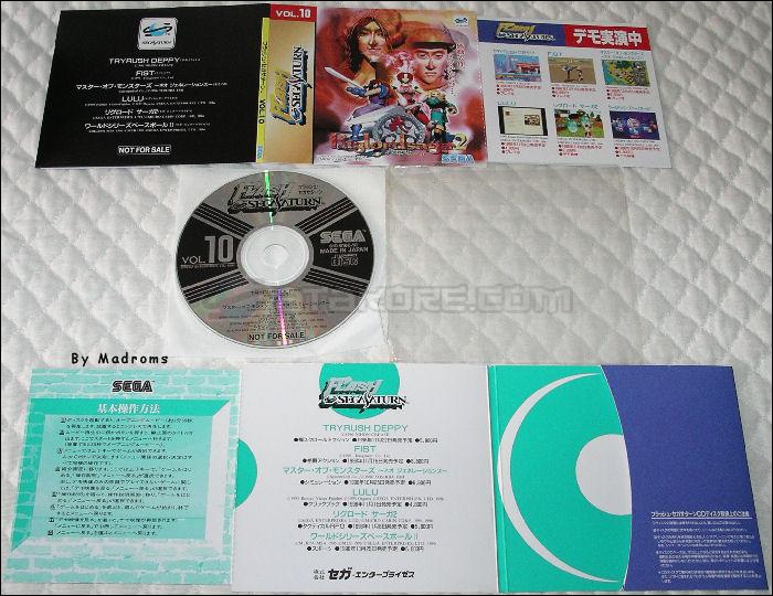 Flash Sega Saturn Vol. 10 JPN [610-6166-10] - フラッシュ・セガサターン　Ｖｏｌ．１０