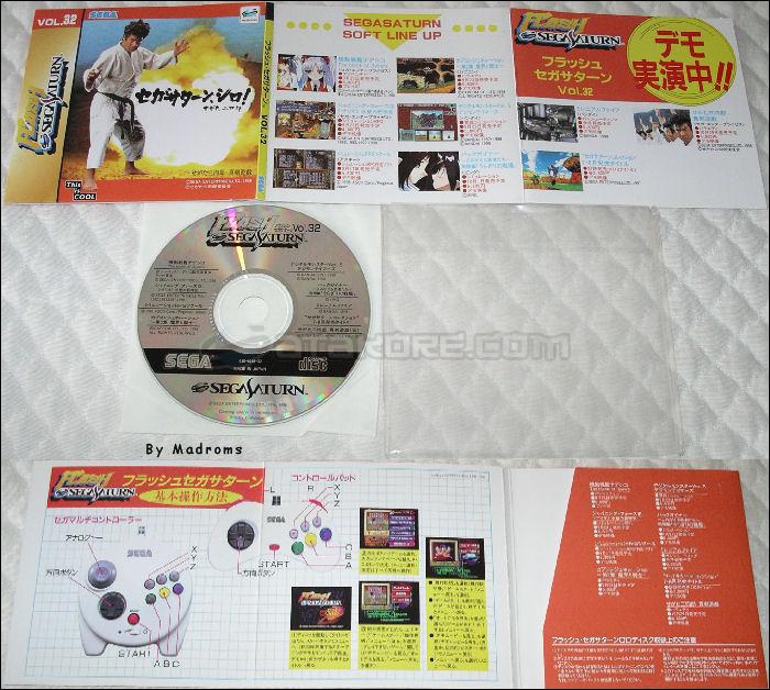 Flash Sega Saturn Vol. 32 JPN [610-6166-32] - フラッシュ・セガサターン　Ｖｏｌ．３２