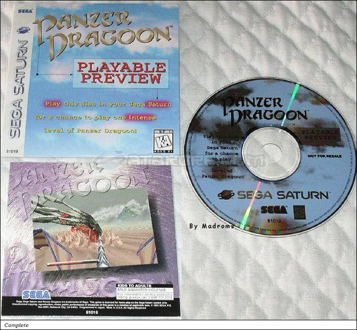 Panzer Dragoon Playable Preview USA [81018] 