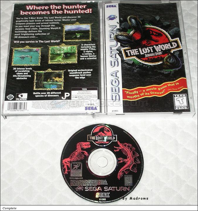 Sega Saturn Game - The Lost World Jurassic Park (United States of America) [81065] - Picture #1