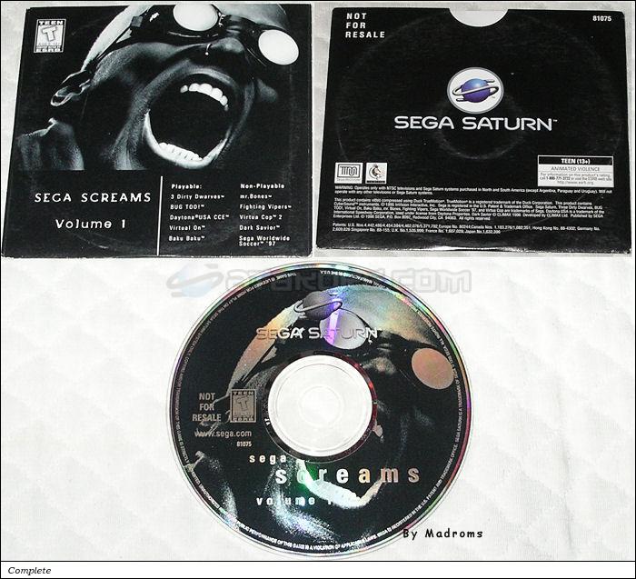 Sega Screams Volume 1 USA [81075] 