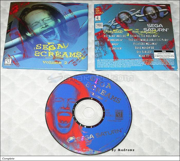 Sega Screams Volume 2 USA [81077] 