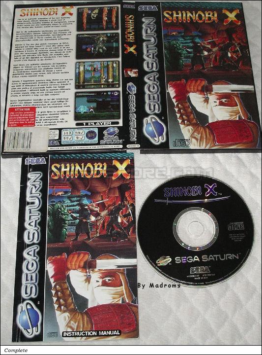Sega Saturn Game - Shinobi-X (Europe) [MK81082-50] - Picture #1