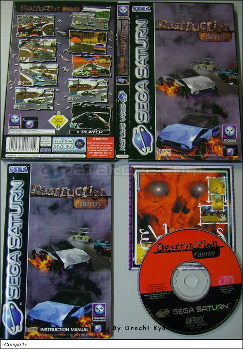 Sega Saturn Game - Destruction Derby (Europe) [T-11303H-50] - Picture #1