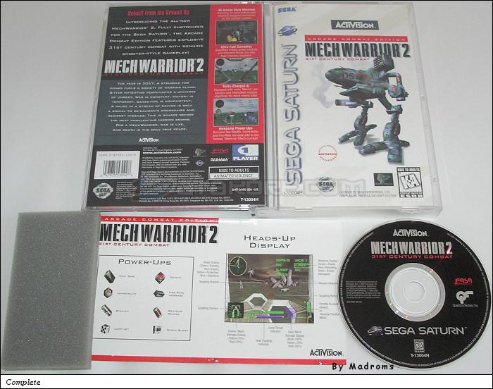Sega Saturn Game - MechWarrior 2 (United States of America) [T-13004H] - Picture #1