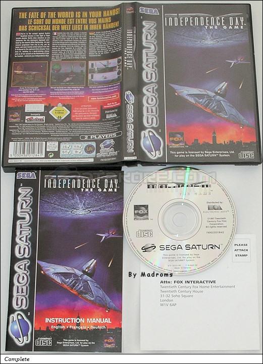 Sega Saturn Game - Independence Day - The Game (Europe) [T-16104H-50 (FXY)] - Picture #1