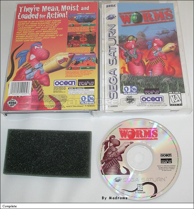 Sega Saturn Game - Worms (United States of America) [T-16403H] - Picture #1