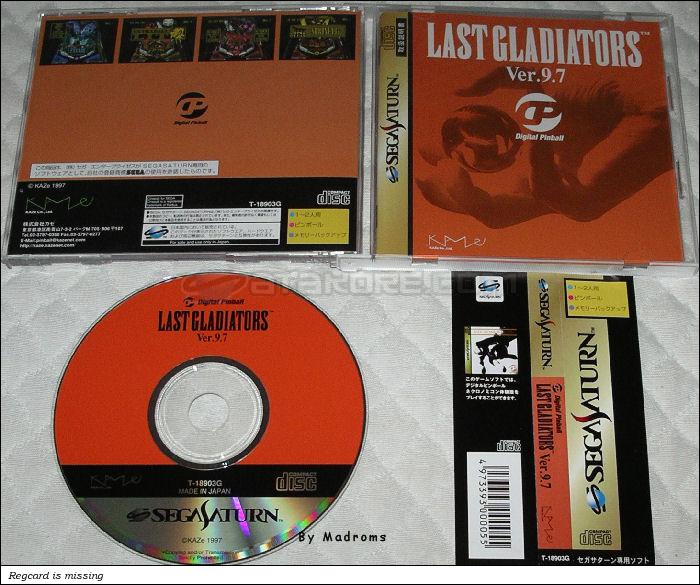 Digital Pinball Last Gladiators Ver.9.7 JPN [T-18903G] - デジタルピンボールラストグラディエーターズ　Ｖｅｒ．９．７