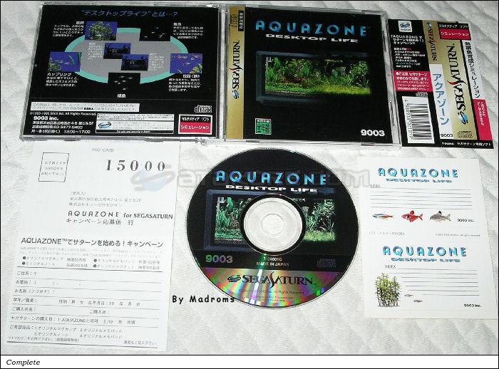 Sega Saturn Game - Aquazone Desktop Life (Japan) [T-24001G] - アクアゾーン - Picture #1