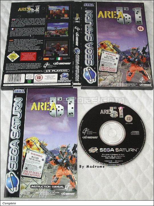 Sega Saturn Game - Area 51 (Europe) [T-25408H-50] - Picture #1