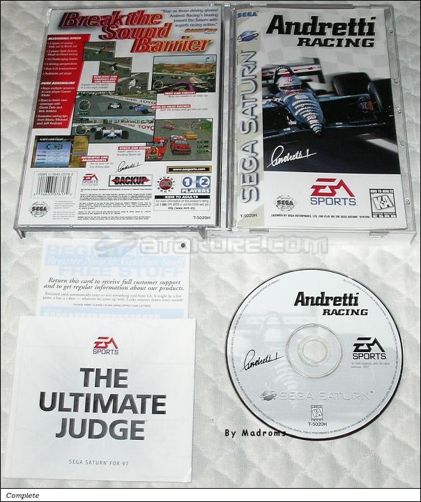 Sega Saturn Game - Andretti Racing (United States of America) [T-5020H] - Picture #1