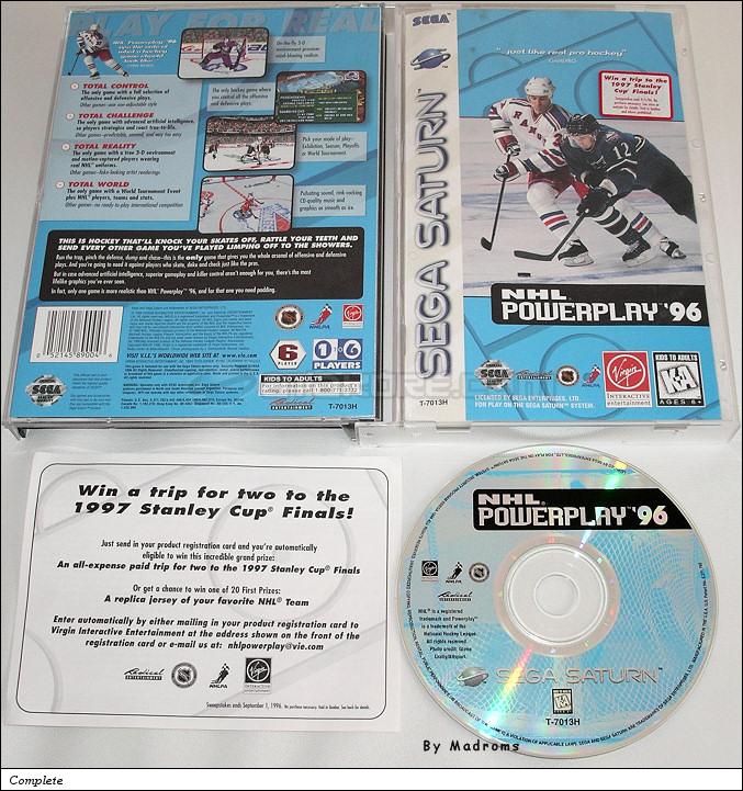 Sega Saturn Game - NHL Powerplay '96 (United States of America) [T-7013H] - Picture #1