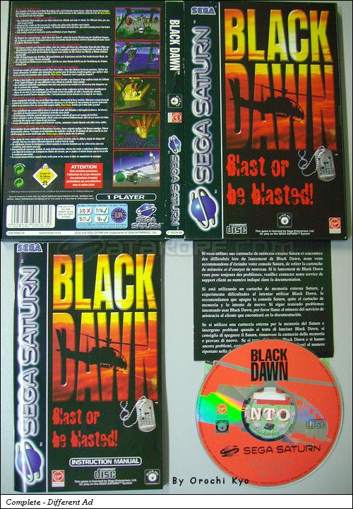 Sega Saturn Game - Black Dawn (Europe) [T-7027H-50] - Picture #2