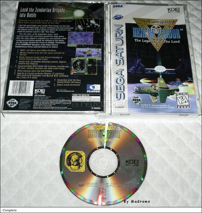 Sega Saturn Game - Heir of Zendor ~The Legend and the Land~ (United States of America) [T-7605H] - Picture #1