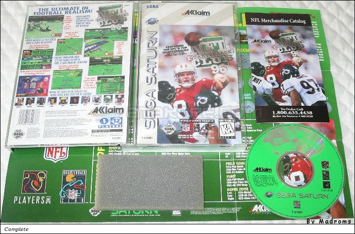 Sega Saturn Game - NFL Quarterback Club '96 (United States of America) [T-8109H] - Picture #1