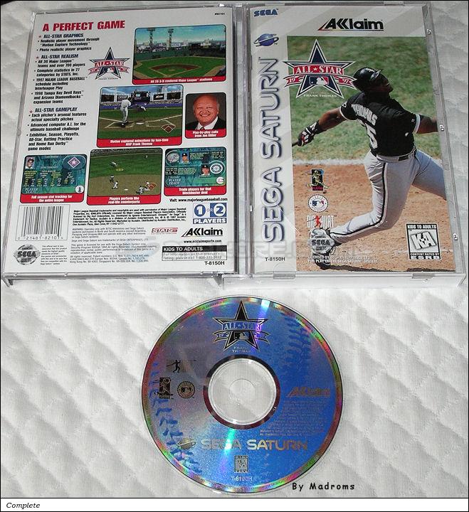 Sega Saturn Game - All-Star Baseball '97 Featuring Frank Thomas (United States of America) [T-8150H] - Picture #1