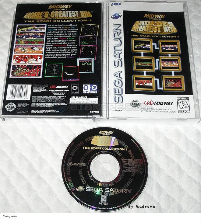 Sega Saturn Game - Midway Presents Arcade's Greatest Hits - The Atari Collection 1 (United States of America) [T-9706H] - Picture #1