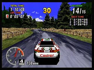 Sega Saturn Game - Sega Rally Championship (Japan) [GS-9047] - セガラリー・チャンピオンシップ - Screenshot #2