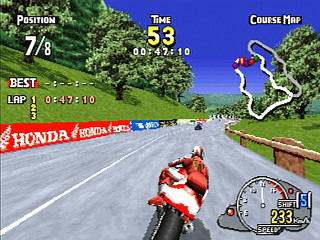 Sega Saturn Game - ManX TT Super Bike (Japan) [GS-9102] - マンクスＴＴ　スーパーバイク - Screenshot #16