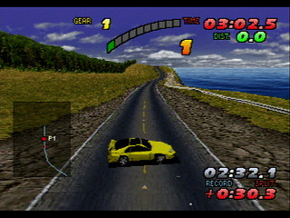 Sega Saturn Game - Nissan Presents Over Drivin' GT-R (Premium Pack S-20 Engine Tokusei Key Holder-tsuki) JPN [T-10615G] - オーバードライビング　ＧＴ－Ｒ　（プレミアムパック　Ｓ－２０エンジン特製キーホルダー　付き） - Screenshot #26