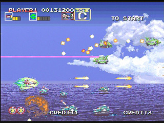Sega Saturn Game - Darius Gaiden (Japan) [T-1102G] - ダライアス外伝 - Screenshot #24