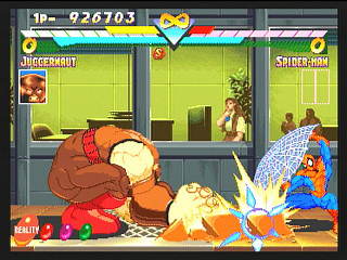 Sega Saturn Game - Marvel Super Heroes (Japan) [T-1215G] - マーヴル・スーパーヒーローズ - Screenshot #20