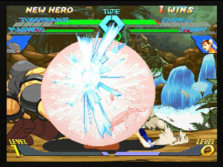 Sega Saturn Game - X-Men Vs. Street Fighter (Kakuchou Ram Cartridge 4MB Fuzoku) (Japan) [T-1226G] - エックスメンＶＳ．ストリートファイター　（拡張ラムカートリッジ４ＭＢ付属） - Screenshot #22