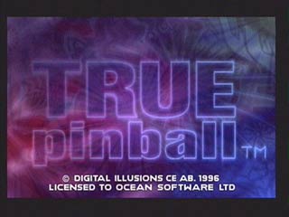 Sega Saturn Game - True Pinball (Europe) [T-16406H-50] - Screenshot #1