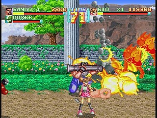 Sega Saturn Game - Nekketsu Oyako (Japan) [T-1802G] - 熱血親子 - Screenshot #24